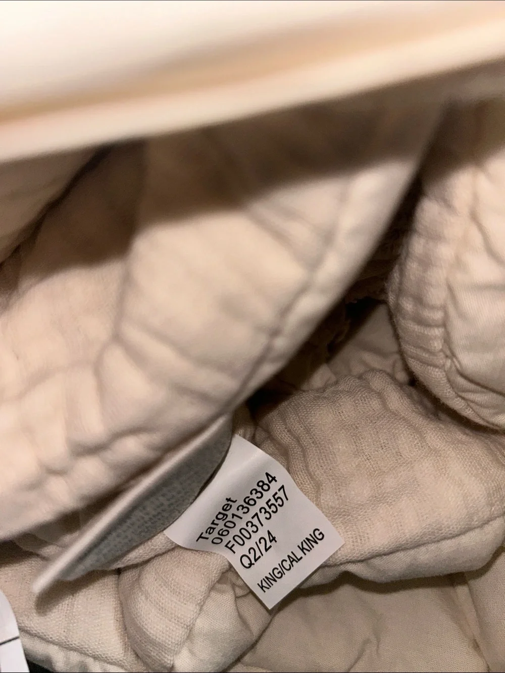 Casaluna King / Cal King Chambray 100% Cotton Comforter Set, Natural